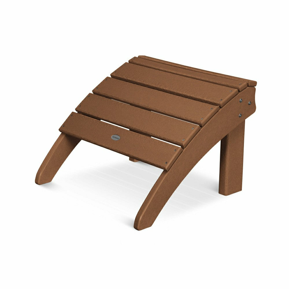Plow & Hearth POLYWOOD® Seashell Ottoman