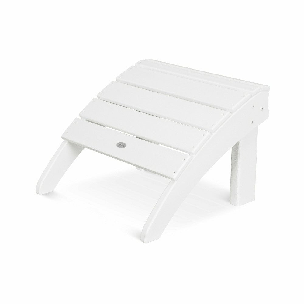 Plow & Hearth POLYWOOD® Seashell Ottoman