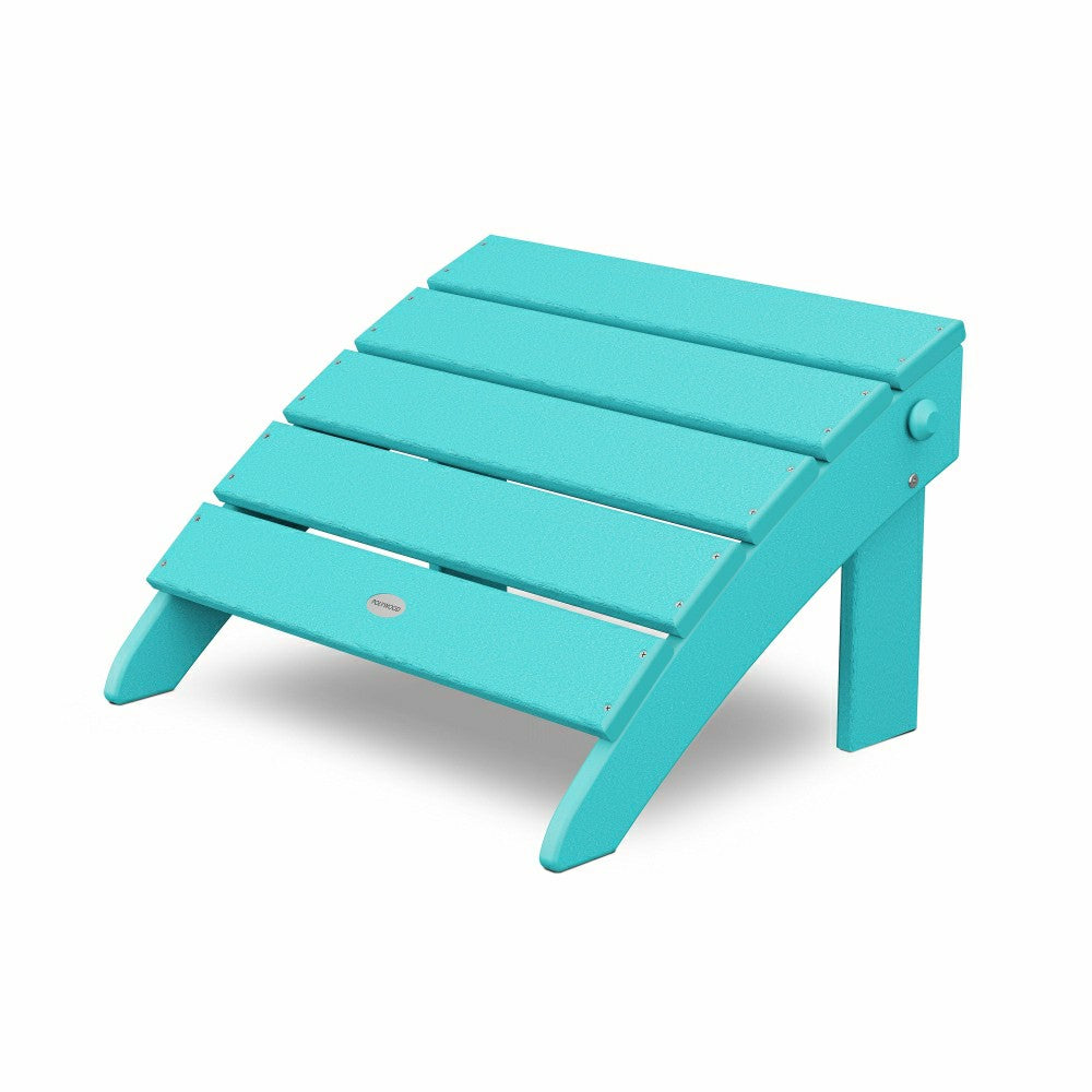 Plow & Hearth POLYWOOD® Classic Oversized Adirondack Folding Ottoman
