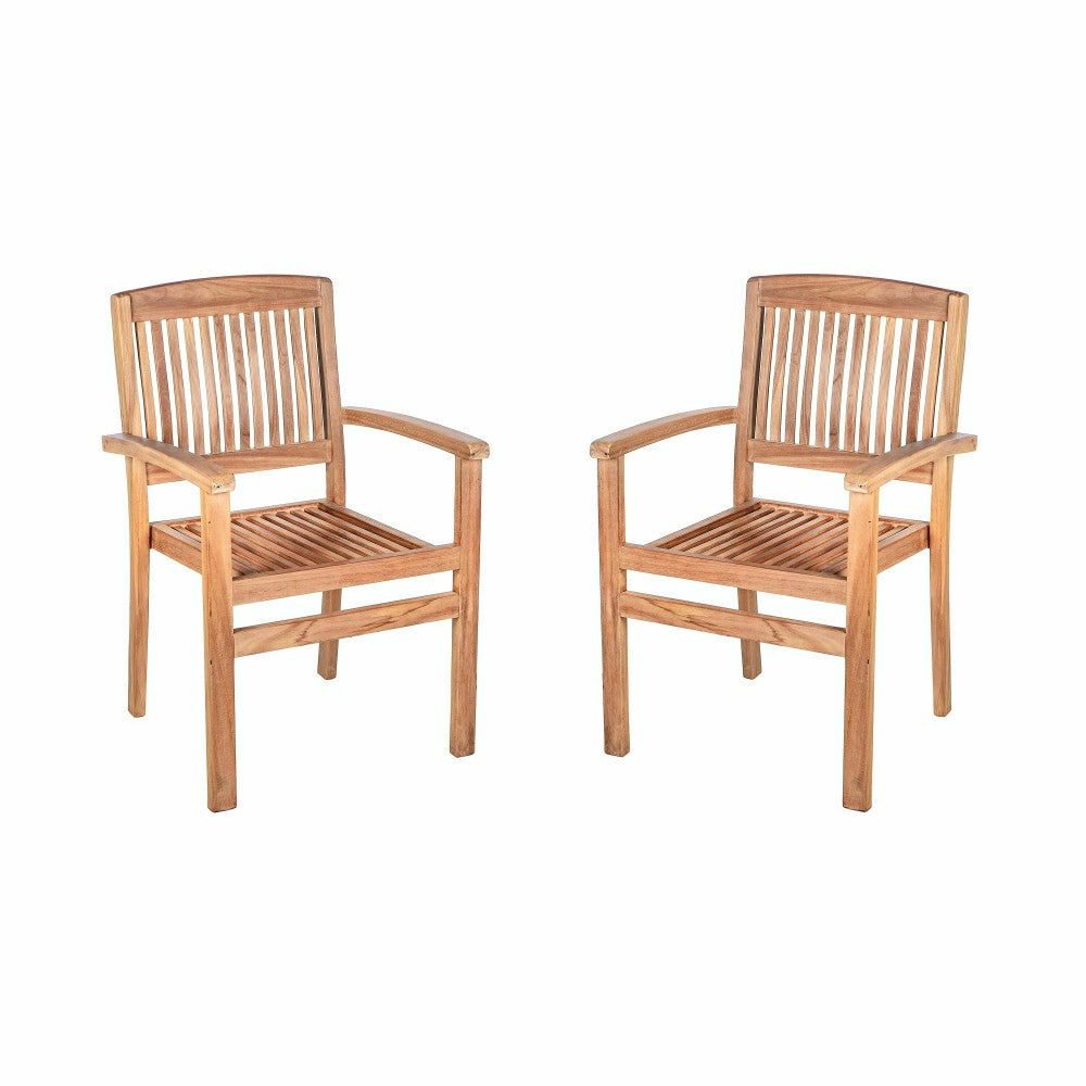 Plow & Hearth Teak Seating Set, 4-Piece