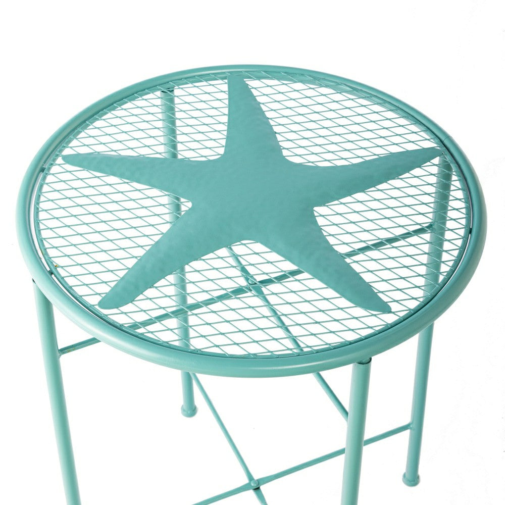 Plow & Hearth Starfish Chair and Side Table, Set of 2