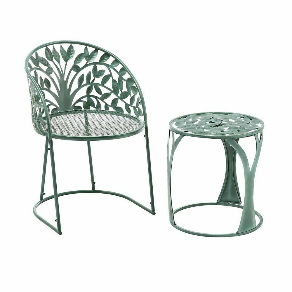 Plow & Hearth Tree of Life Table & Chair Set