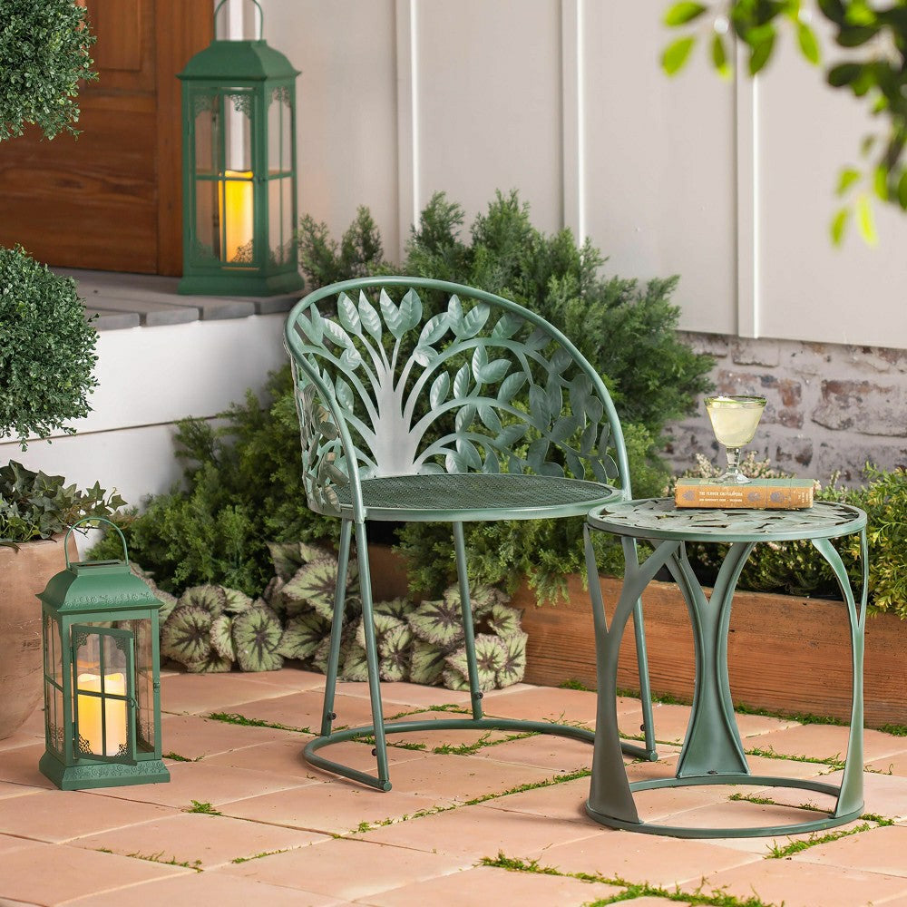 Plow & Hearth Tree of Life Table & Chair Set