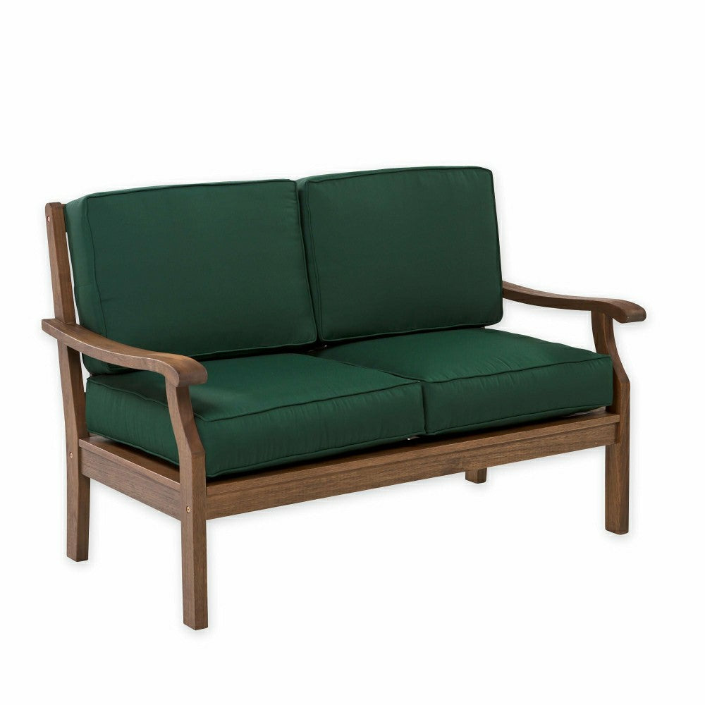 Plow & Hearth Claremont Deep Seating Love Seat w/Cushions