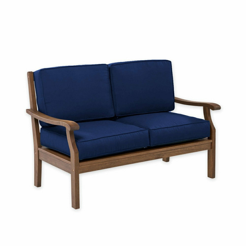Plow & Hearth Claremont Deep Seating Love Seat w/Cushions