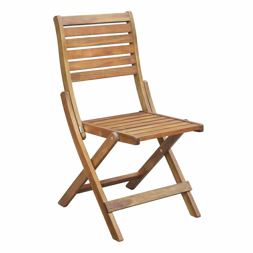 Plow & Hearth Kingswood 5 Piece Folding Table and Chair Set