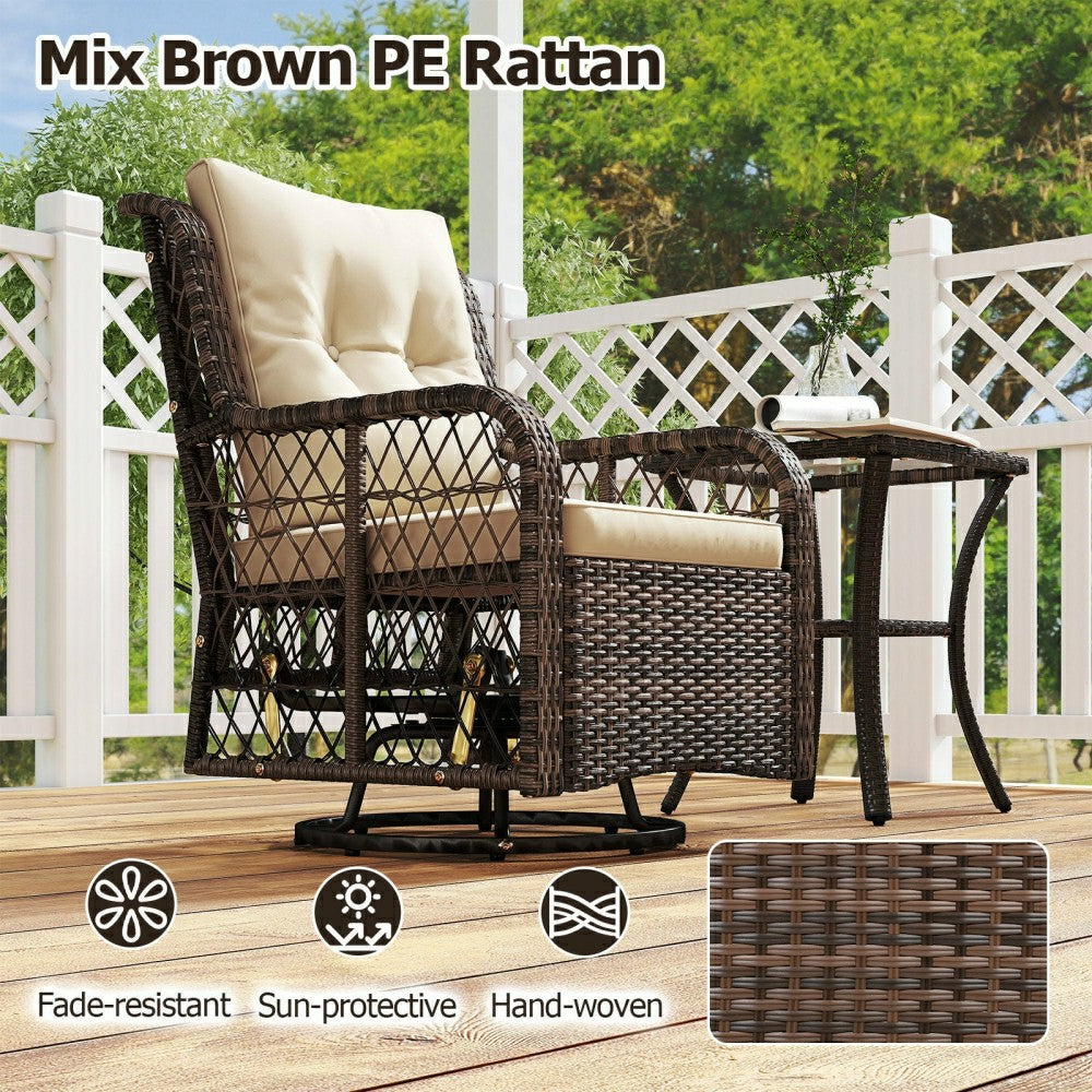 Plow & Hearth 3 Piece Patio Furniture Set