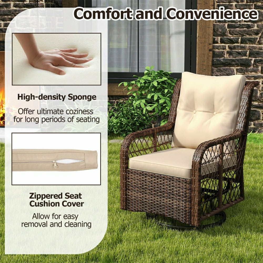 Plow & Hearth 3 Piece Patio Furniture Set