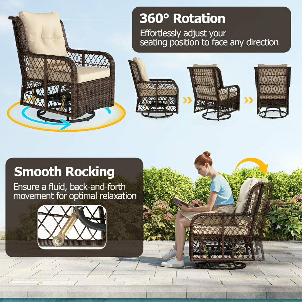 Plow & Hearth 3 Piece Patio Furniture Set