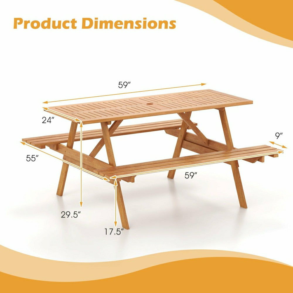 Plow & Hearth Picnic Table Set