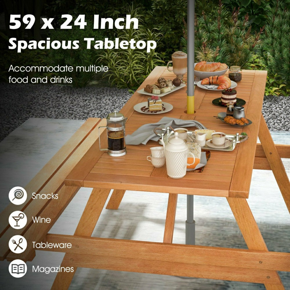 Plow & Hearth Picnic Table Set