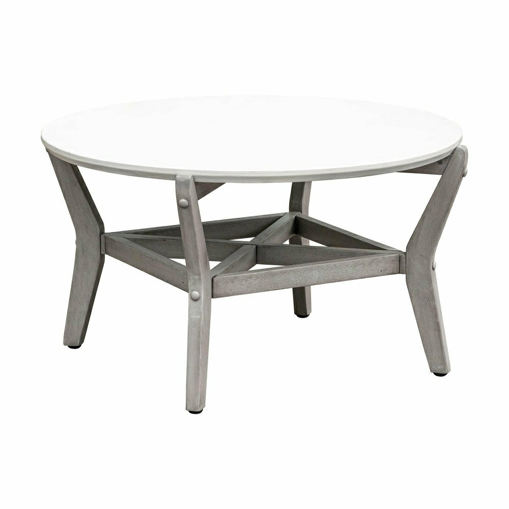 Plow & Hearth Ridgewind Outdoor Sectional Sofa Seating Set With Cocktail Table