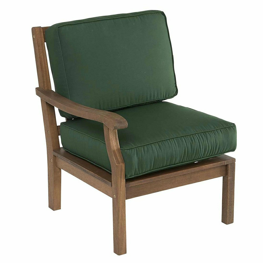 Plow & Hearth Claremont Sectional Chair w/Right Arm w/Cushions