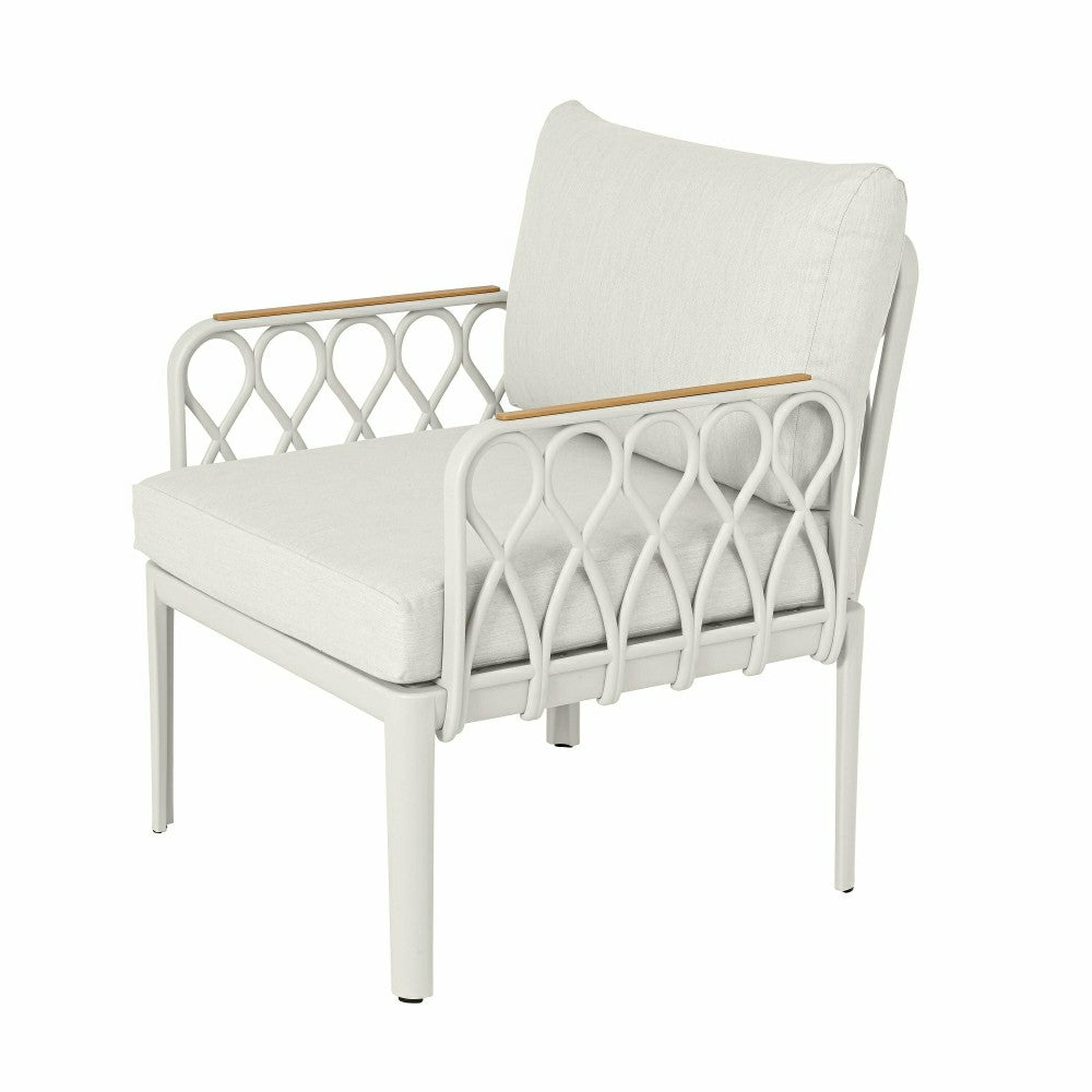 Plow & Hearth Amsterdam 3-Piece Outdoor Seating Set with Cushions