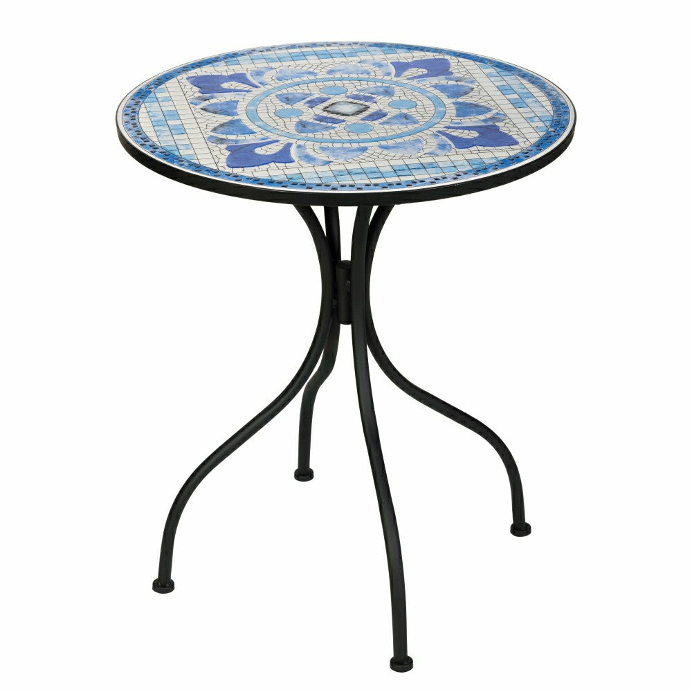 Plow & Hearth Santorini Breeze Mosaic Bistro Table and Chair Set