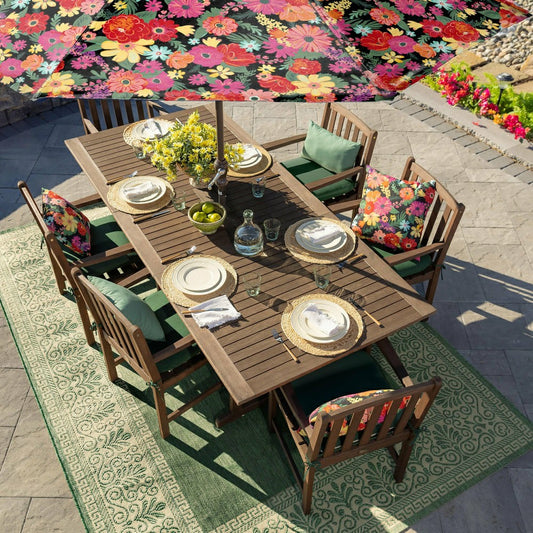 Plow & Hearth Lancaster Extension Table & Chairs