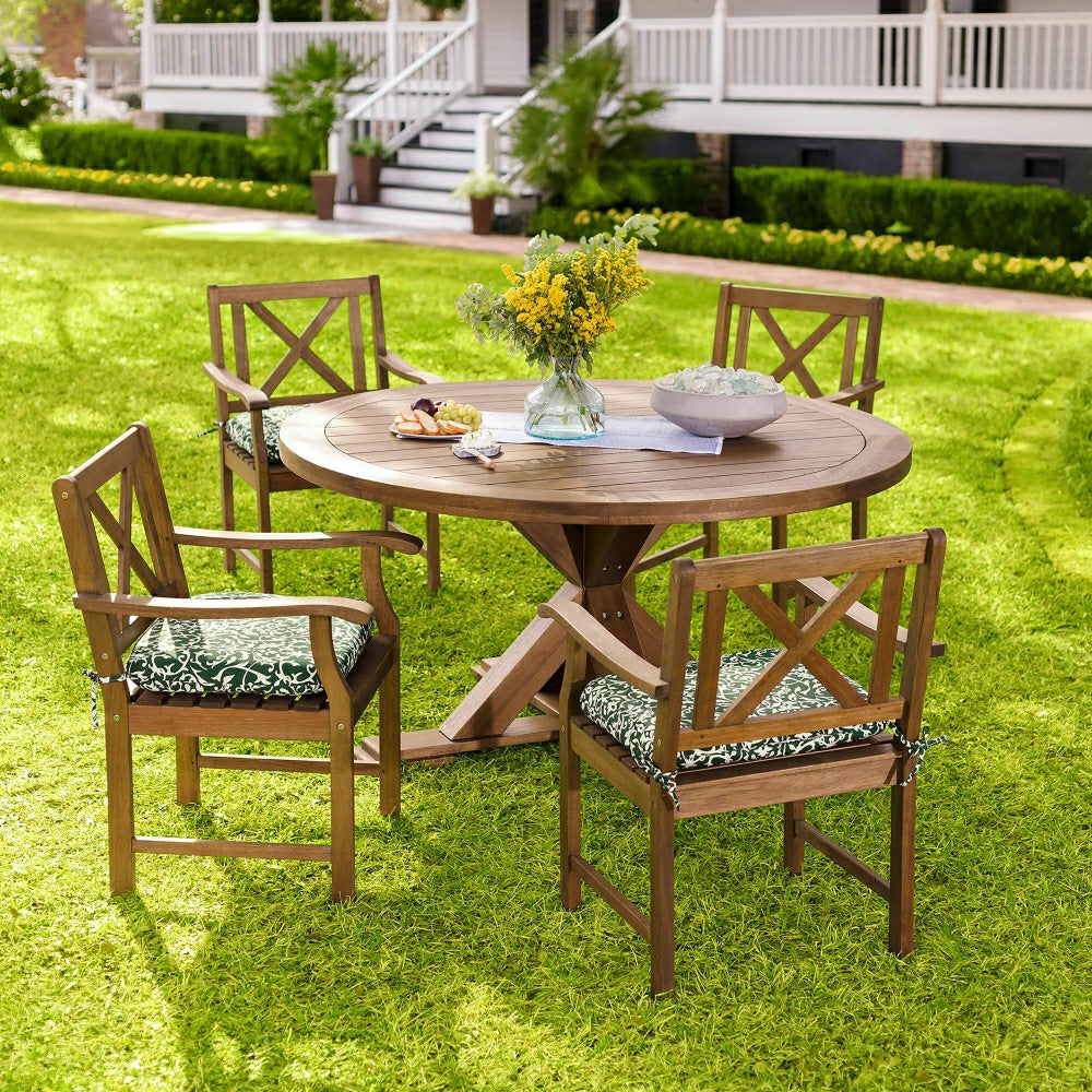 Plow & Hearth Claremont Eucalyptus Dining Chair
