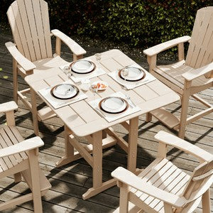 Plow & Hearth Savannah Square Bar Table, 44"