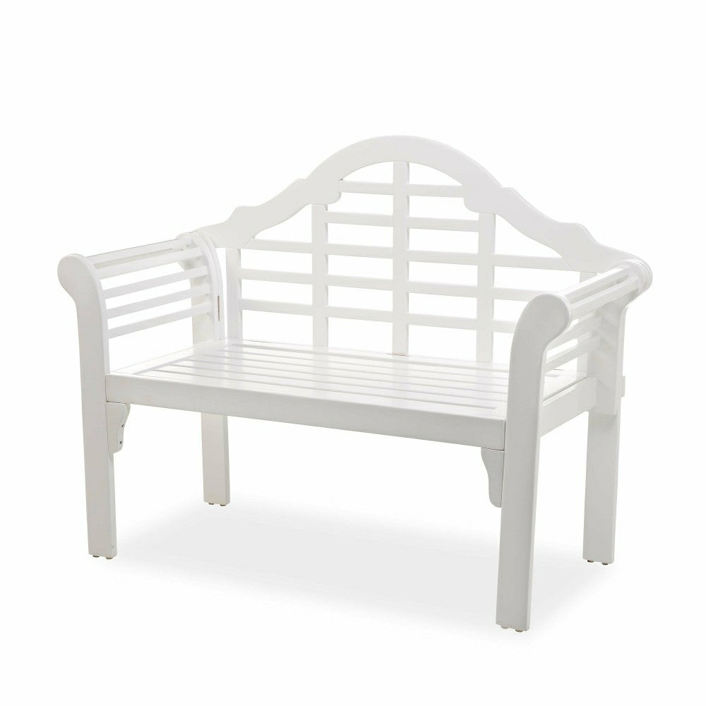 Plow & Hearth Lutyens Wood Garden Bench