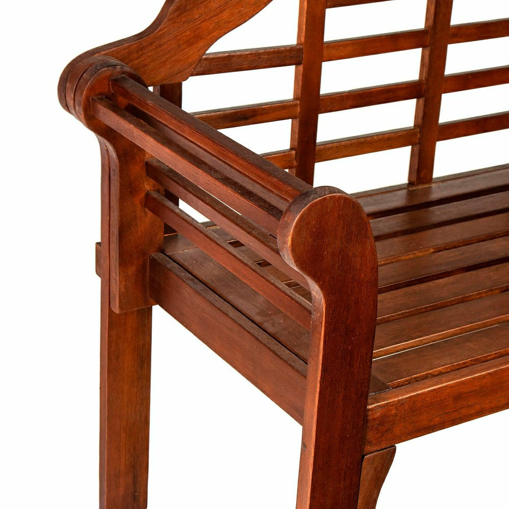 Plow & Hearth Lutyens Wood Garden Bench