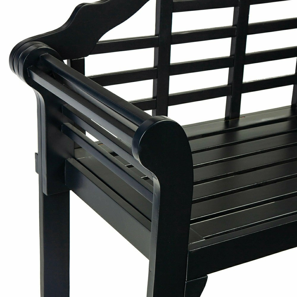 Plow & Hearth Lutyens Wood Garden Bench
