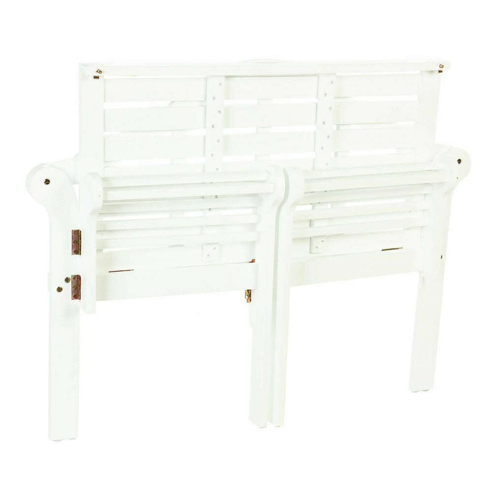 Plow & Hearth Lutyens Wood Garden Bench