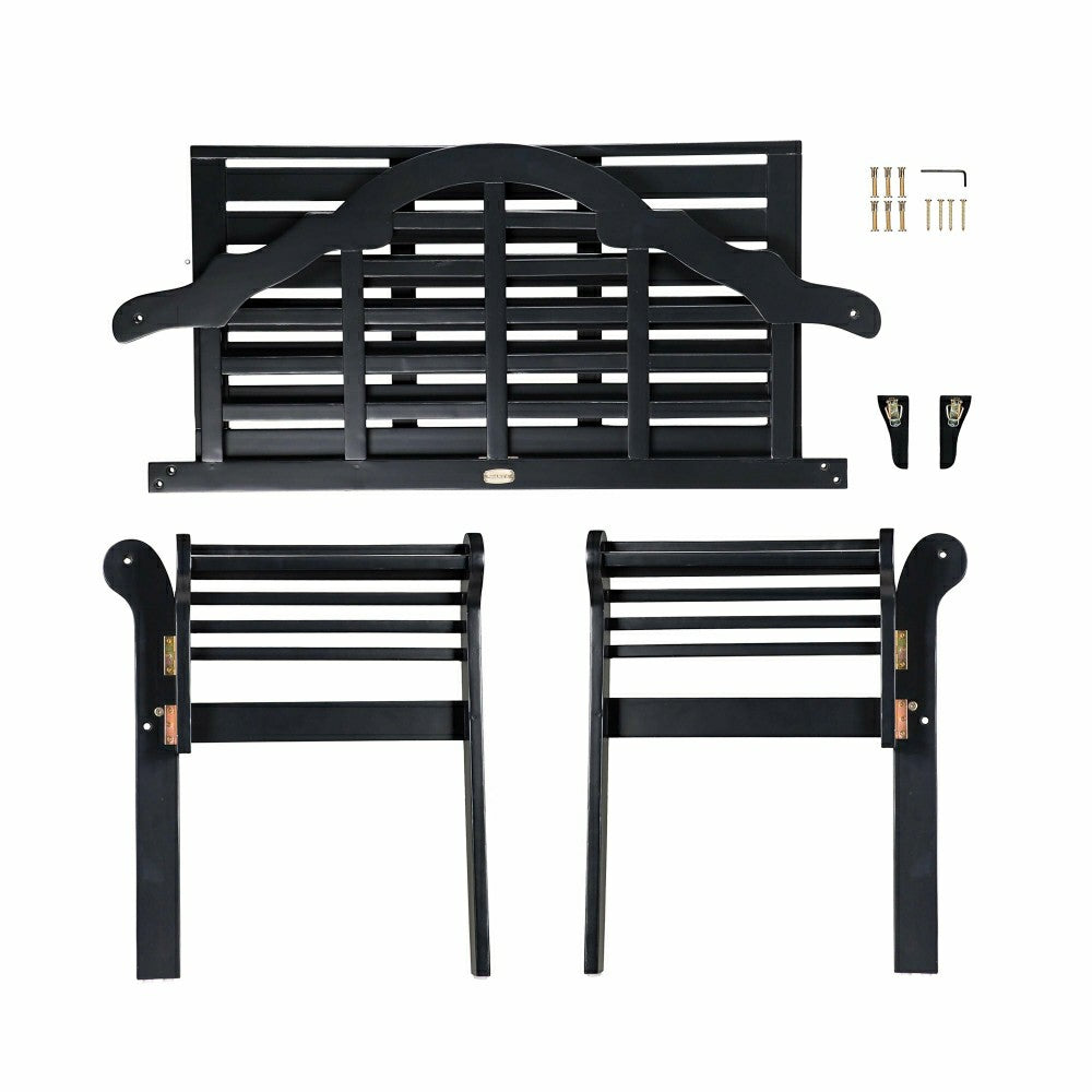 Plow & Hearth Lutyens Wood Garden Bench