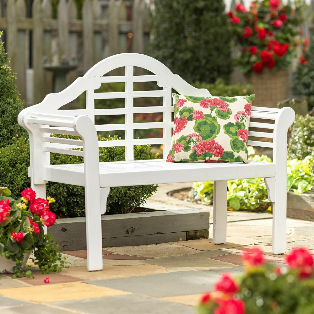 Plow & Hearth Lutyens Wood Garden Bench