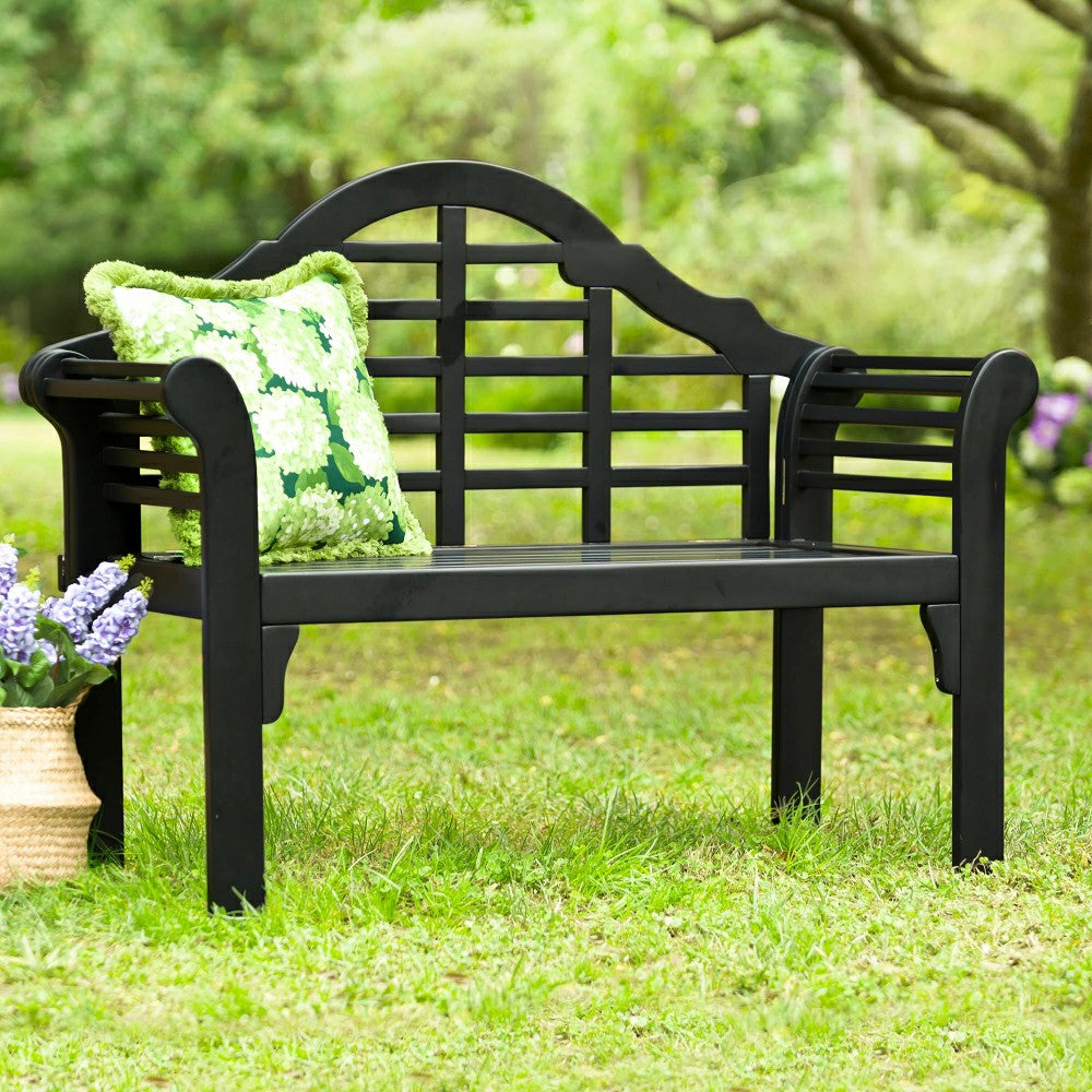 Plow & Hearth Lutyens Wood Garden Bench