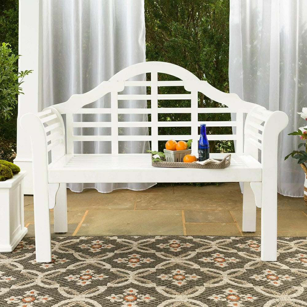 Plow & Hearth Lutyens Wood Garden Bench