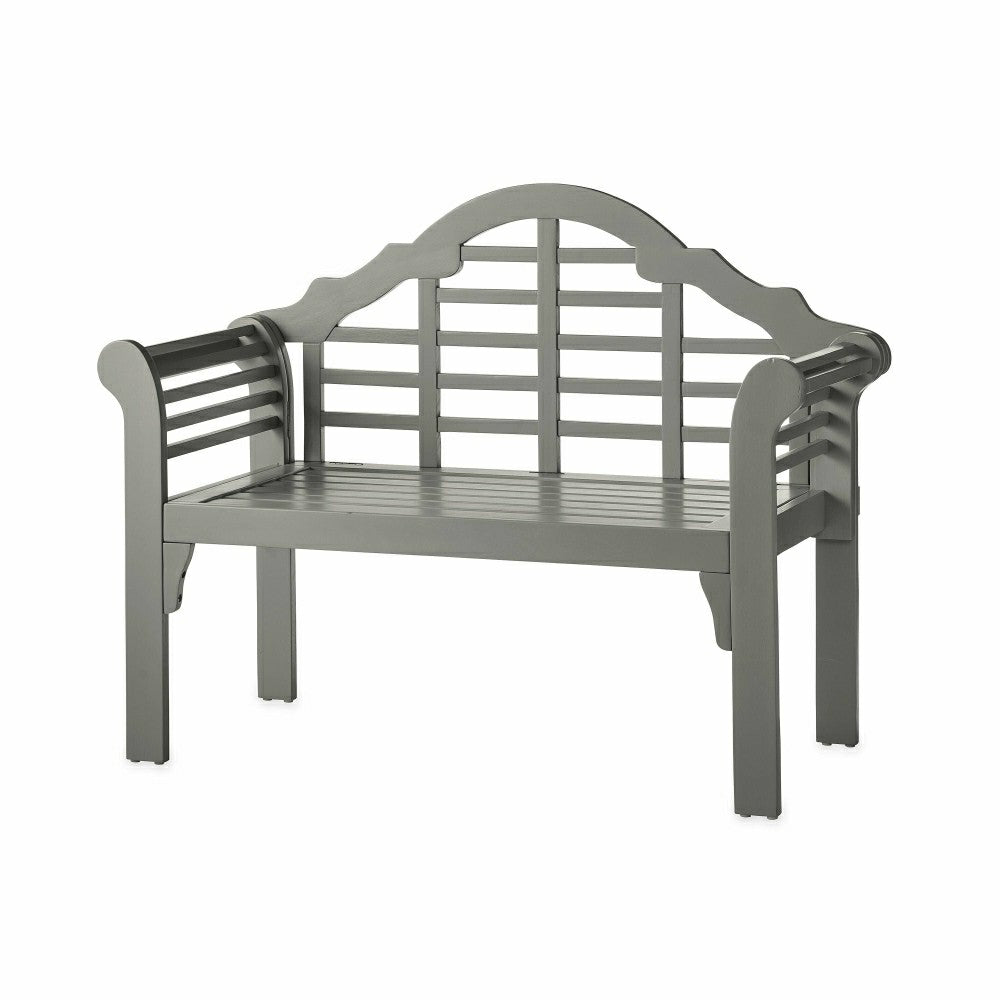 Plow & Hearth Lutyens Wood Garden Bench