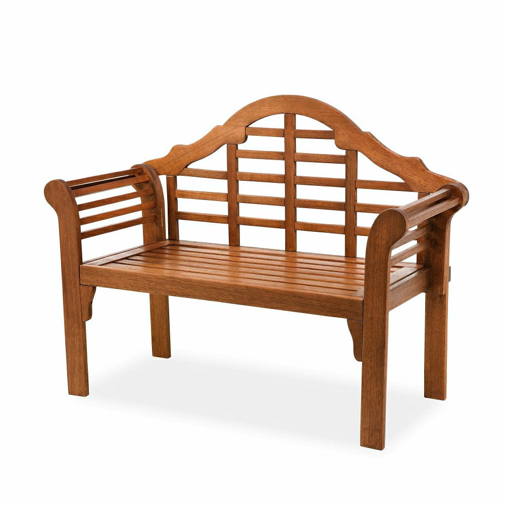 Plow & Hearth Lutyens Wood Garden Bench