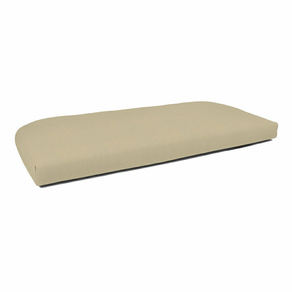 Plow & Hearth Sunbrella Premium Rounded Bench Cushion