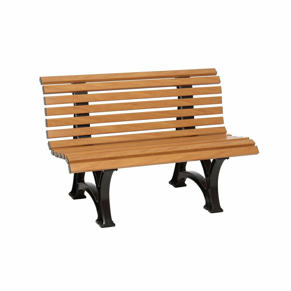 Plow & Hearth Ergonomic Weatherproof PVC Garden Bench