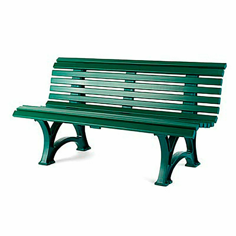 Plow & Hearth Ergonomic Weatherproof PVC Garden Bench