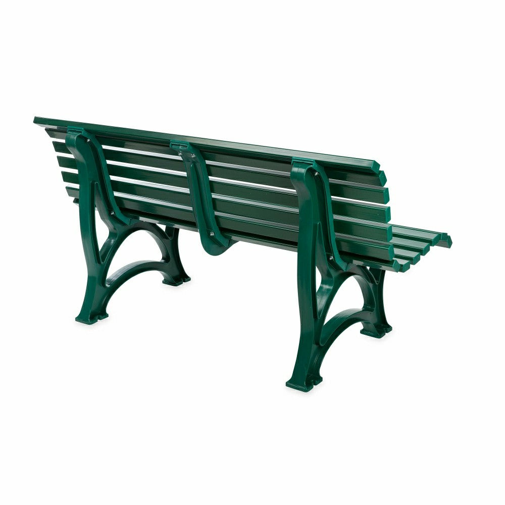 Plow & Hearth Ergonomic Weatherproof PVC Garden Bench