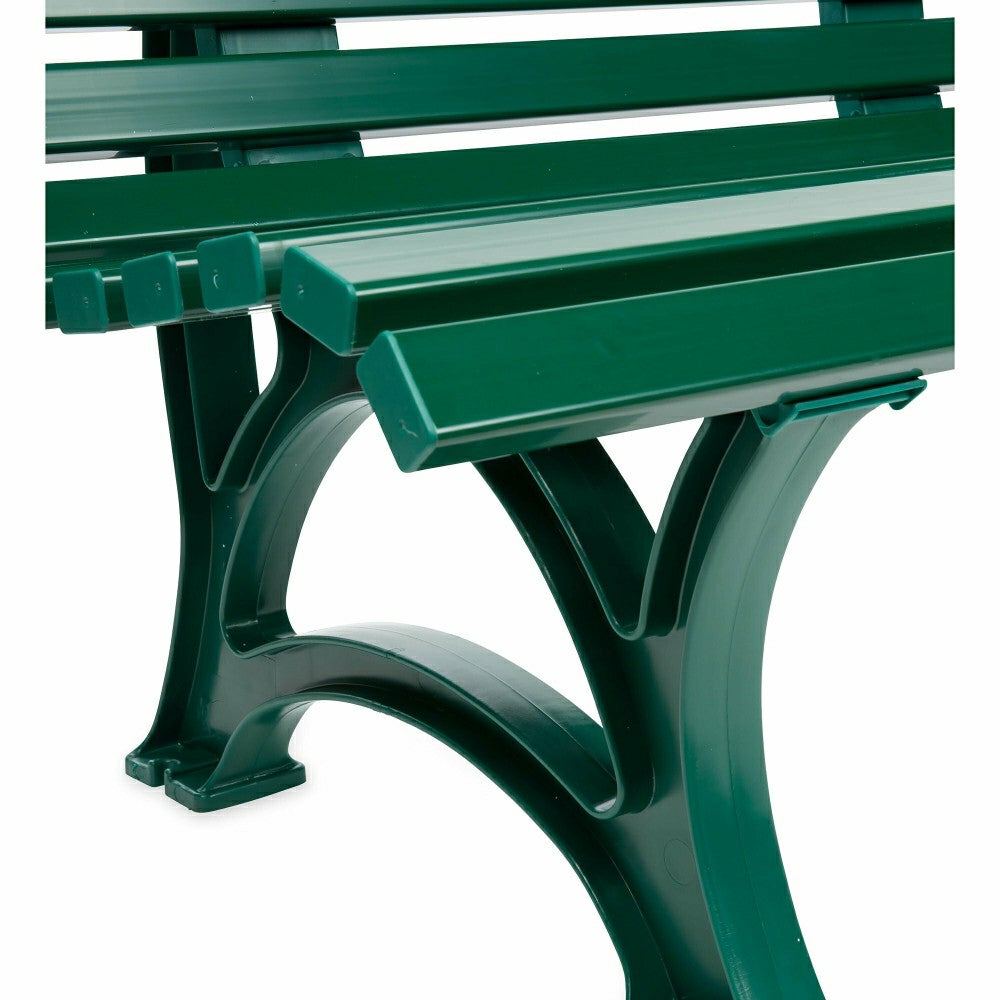 Plow & Hearth Ergonomic Weatherproof PVC Garden Bench