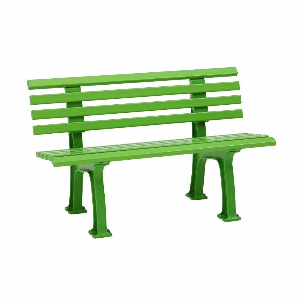 Plow & Hearth German-Made, Weatherproof Resin Garden Bench