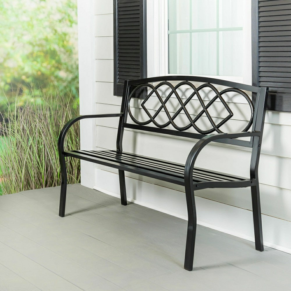 Plow & Hearth Celtic Knot Garden Bench
