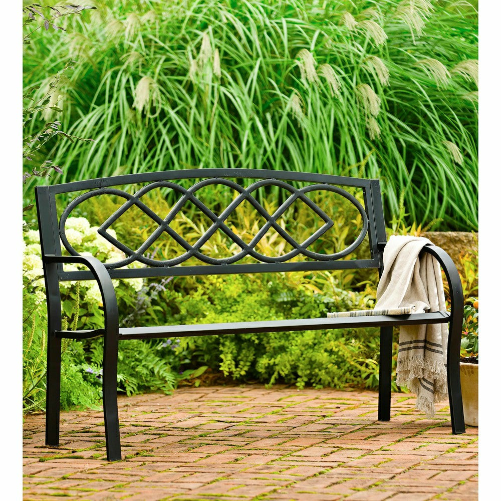 Plow & Hearth Celtic Knot Garden Bench