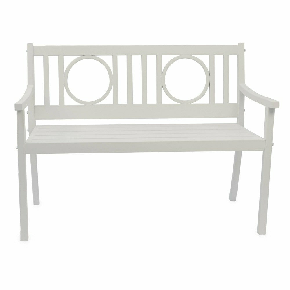 Plow & Hearth Grayson Steel Garden Bench