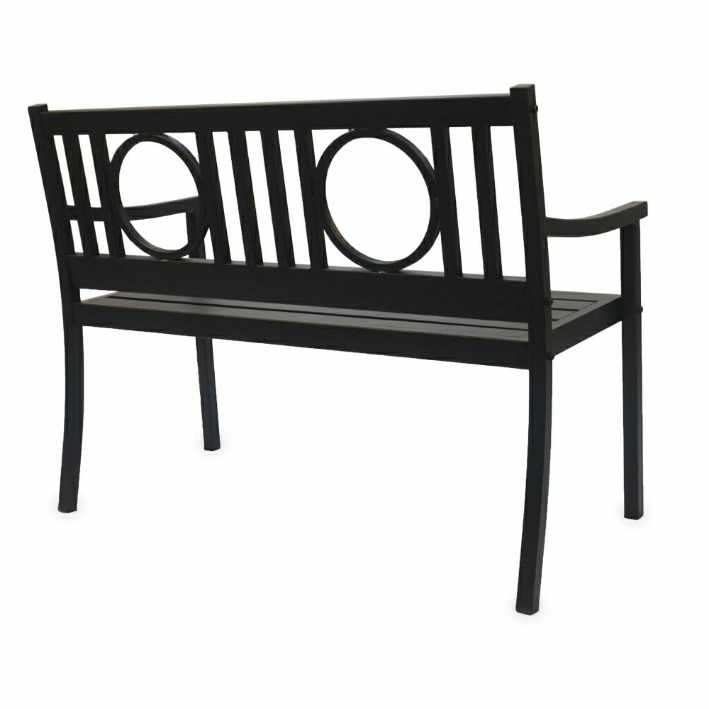 Plow & Hearth Grayson Steel Garden Bench