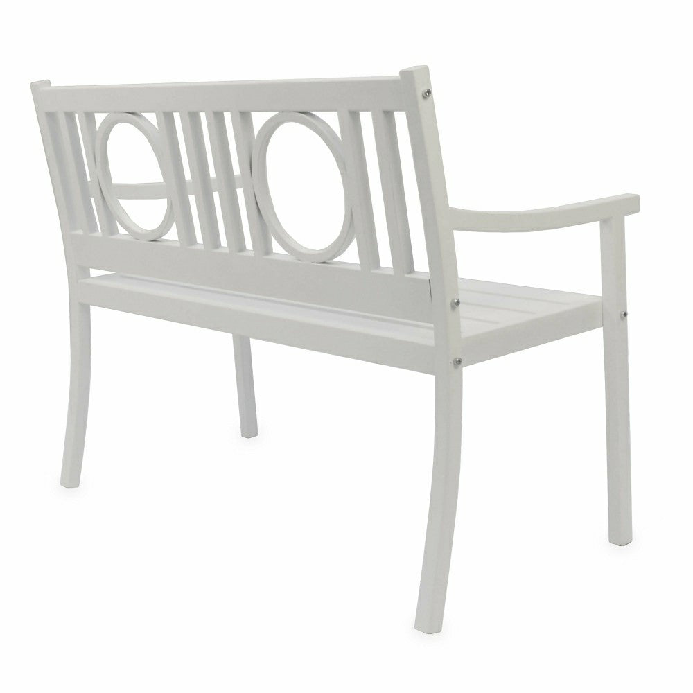 Plow & Hearth Grayson Steel Garden Bench