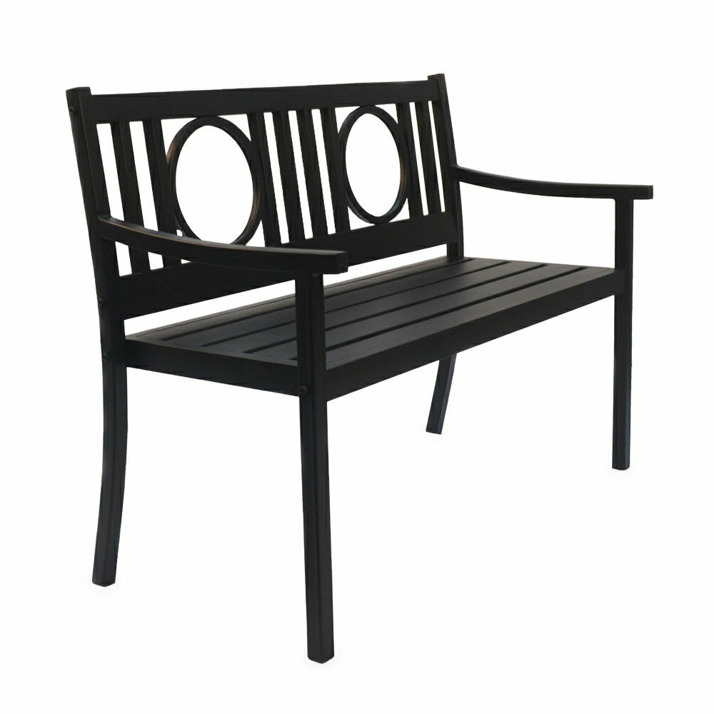 Plow & Hearth Grayson Steel Garden Bench
