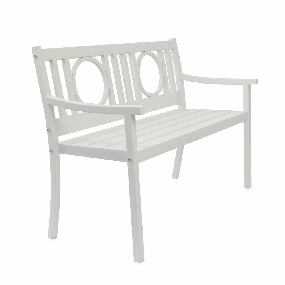 Plow & Hearth Grayson Steel Garden Bench