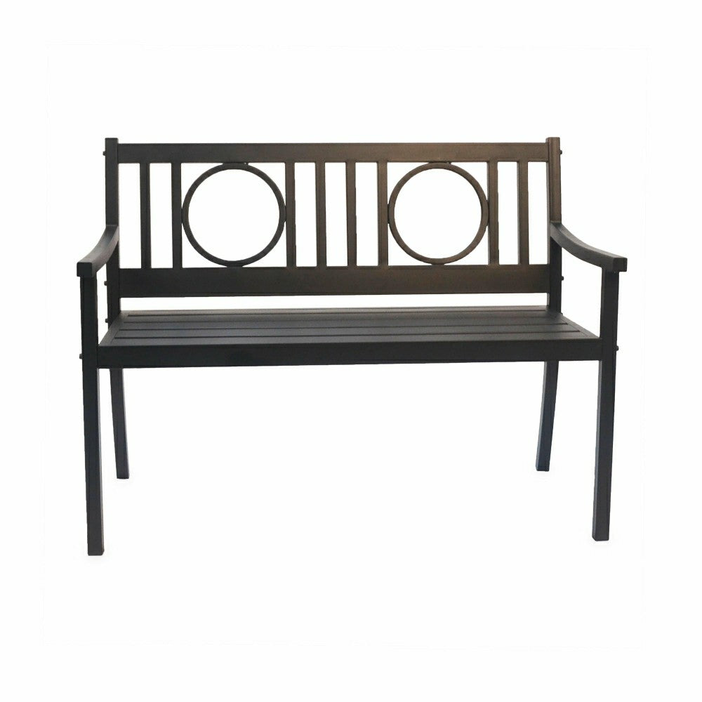 Plow & Hearth Grayson Steel Garden Bench