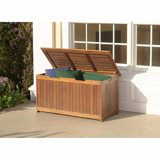 Plow & Hearth Eucalyptus Wood Storage Box