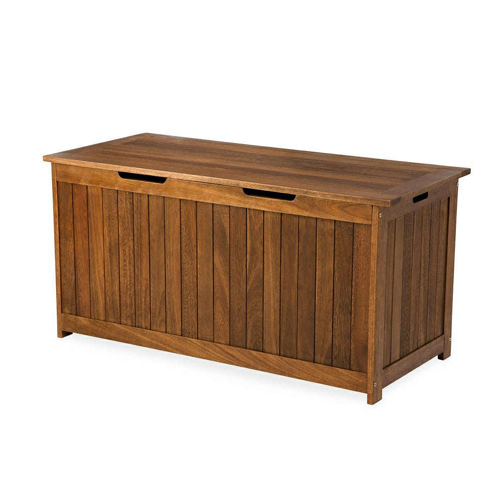 Plow & Hearth Eucalyptus Wood Storage Box