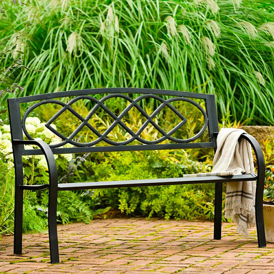 Plow & Hearth Celtic Knot Garden Bench