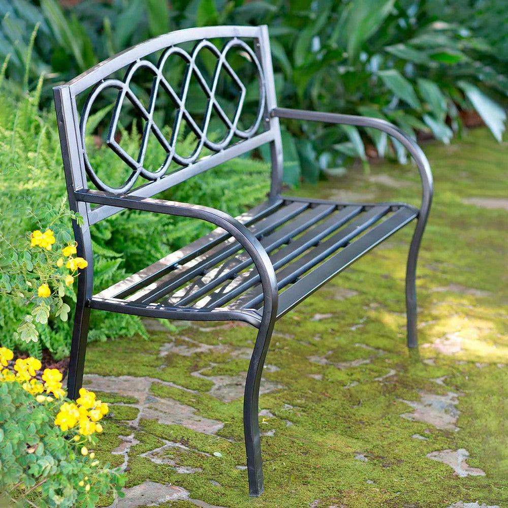 Plow & Hearth Celtic Knot Garden Bench